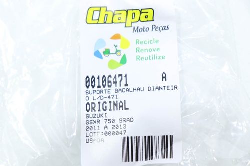 Suporte Bacalhau Dianteiro L/d Suzuki Gsxr 750 Srad 2011-2013