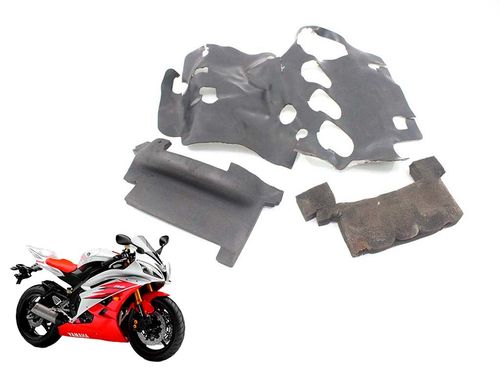 Borracha Acabamento Motor Yamaha Yzf R6 08-15