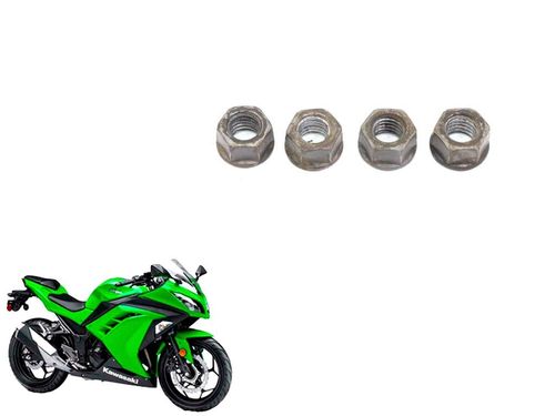 Porca Escap 8mm Kawasaki Ninja 300 13-18