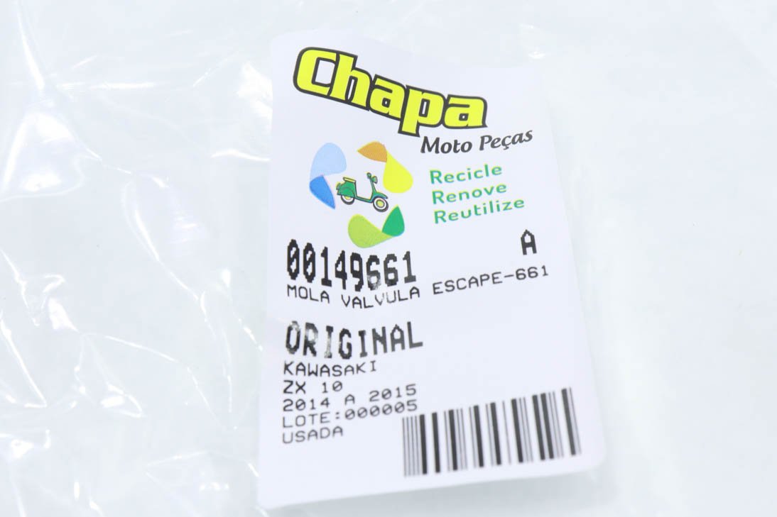 Mola Válvula Escape Kawasaki Zx 10 2014-2015 - CompreSuaPeça