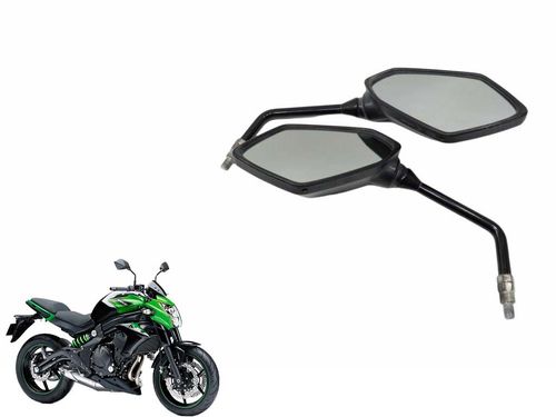 Par Espelho Retrovisor Kawasaki Er-6n Er6n 13-17 Usad
