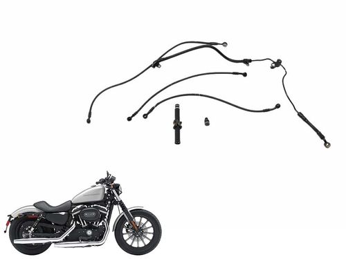 Kit Cano/mangueiras do Abs Harley-davidson Iron 883 08-12 Usad