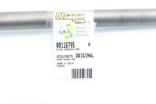 Eixo Cardan Honda Shadow 750 Shadow750 06-14