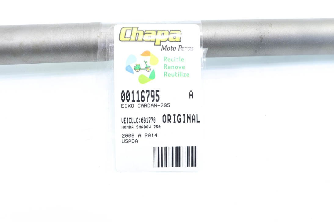 Eixo Cardan Honda Shadow 750 Shadow750 06-14 - CompreSuaPeça