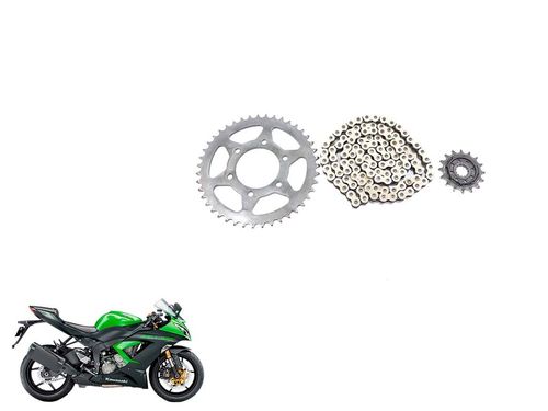 Kit Relação Com Retentor Kawasaki Zx 6 Zx6 13-16