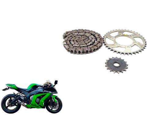 Kit Relação Com Retentor Kawasaki Zx 10 Zx10 11-1