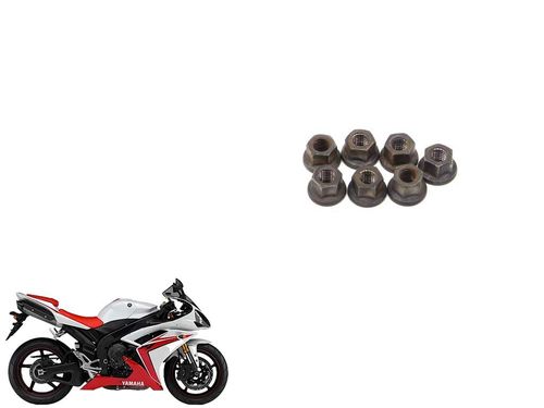 Porca Escap 6mm Yamaha R1 /yzf R1 Yzf R1 07-0