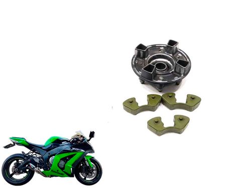 Suporte Flange Coroa Kawasaki Zx 10 Zx10 11-1