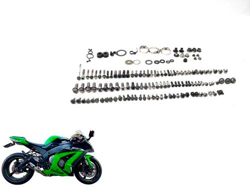 Kit Parafuso Chassi Kawasaki Zx 10 Zx10 11-1