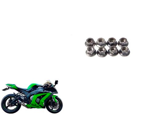 Porca Escap 6mm Kawasaki Zx 10 Zx10 11-1