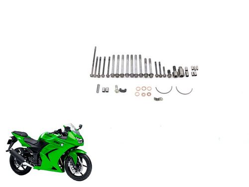 Kit Parafuso Carcaça Motor Kawasaki Ninja 250 R 08-12