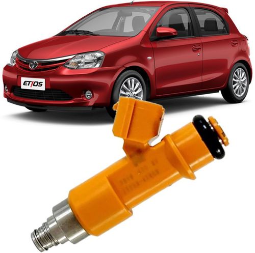 Bico Injetor Toyota Etios 1.3 e 1.5 16V Flex de 2012 À 2016 - 23250-47050