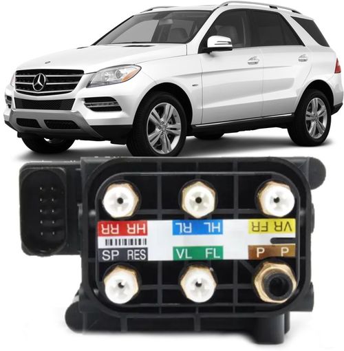 Bloco De Valvulas Suspensao Ar Mercedes Benz Ml350 Ml320 Gl350 De 2007 À 2015