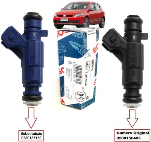 Bico Injetor Polo Fox Voyage Gol Saveiro 1.6 Flex - 0280156403