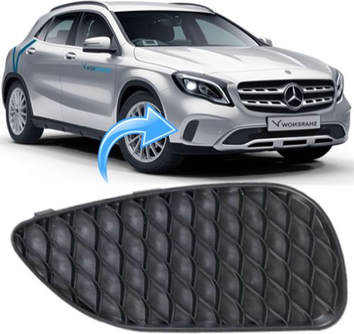 Moldura do Parachoque Mercedes Benz Gla200 1.6 Cgi Turbo de 2014 À 2020 - Direito