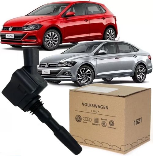 Bobina de Ignição Up Gol Tiguan Virtus Polo Fox Audi 1.0 e 1.4 Tsi - 04e905110m