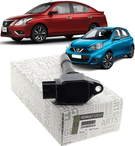 Bobina de Ignição March e Versa 1.0 12V 3cc Flex de 2017 À 2023 - 224485raoa