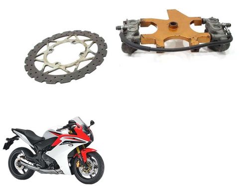 Disco Freio Traseiro+pinças Honda Cbr 600 F 12-1