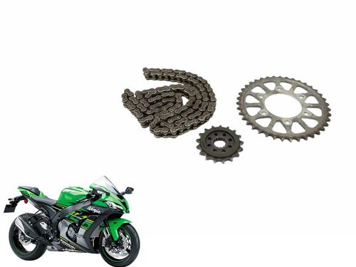 Kit Relação Com Retentor Kawasaki Zx 10 16-21 Usad
