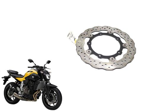 Disco Freio Dianteiro 22mil km Yamaha Mt 07 16-18