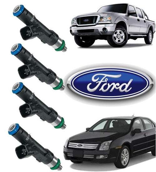 Kit com 04 Bico Injetor Ford Fusion 2.3 16v Ranger 2.3 0280158105 Original