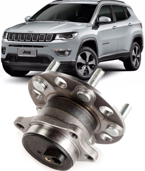 Cubo de Roda Traseiro Rolamento Jeep Compass 2.0 16V 4X2 de 2010 À 2020