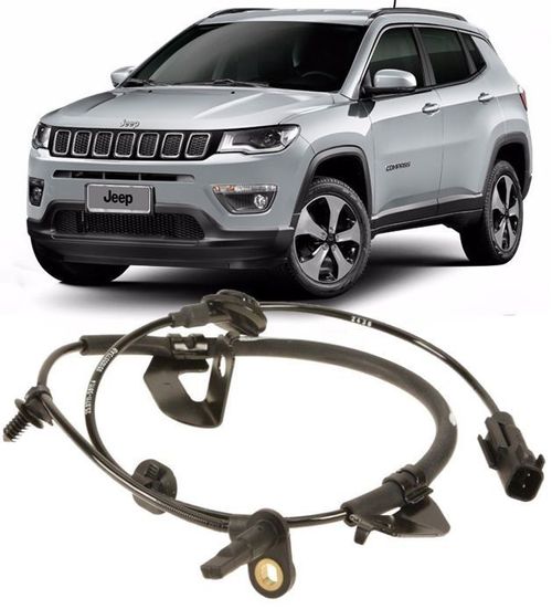 Sensor Freio ABS Jeep Compass 2.0 16V 4x2 de 2011 a 2018 Dianteiro Esquerdo