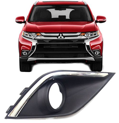 Moldura Farol Milha Neblina Outlander 2016 a 2019 Direito