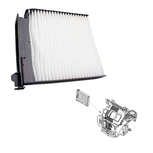 Filtro cabine ar condicionado Renault Duster e Duster Oroch 1.6 2.0
