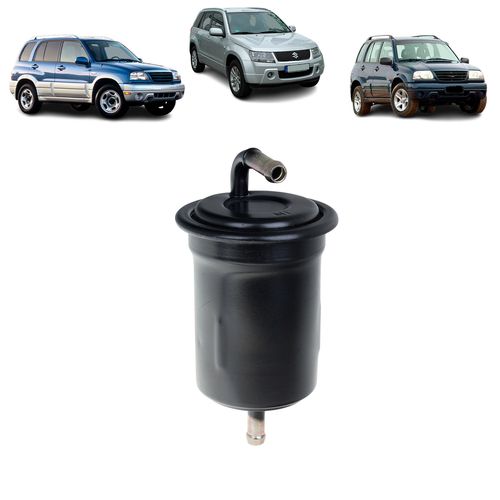 Filtro de Combustível Suzuki Grand Vitara 2.0 16V 1998 a 2003 / 2.5 V6 24V 1998 a 2005 / 2.7 V6 24V 2001 a 2003
