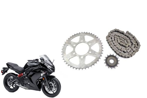 Kit Relação Com Retentor Kawasaki Ninja 650 R 13-17