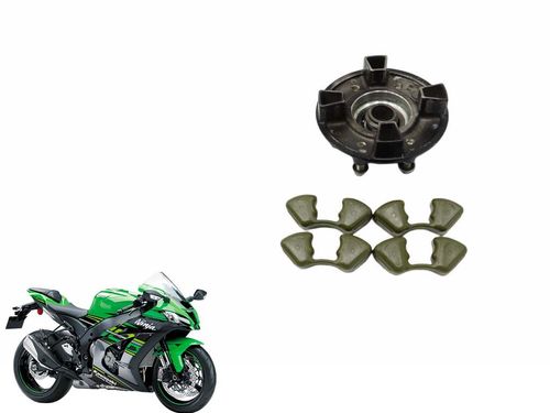 Flange Suporte Coroa Kawasaki Zx 10 Zx10 16-21 Usad