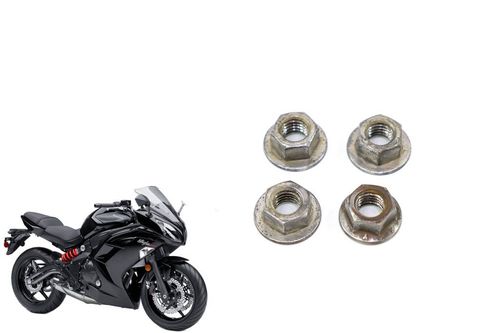 Porca Escap 8mm Kawasaki Ninja 650 R Ninja650r 13-17