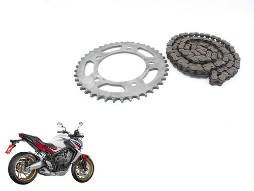 Coroa e Corrente Honda Cb 650 F Cb650f 15-17