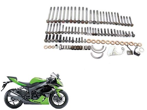 Kit Parafuso Carcaça Motor 000110 Zx 6 Zx6 09-12