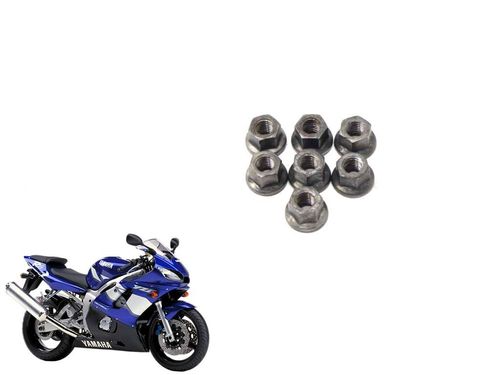 Porca Escap 6mm Yamaha R6 Yzf R6/r 6 98-0