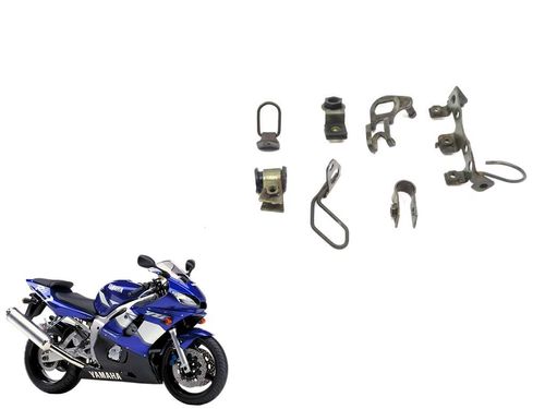 Kit Suporte Chassi Yamaha R6 Yzf R6/r 6 98-0