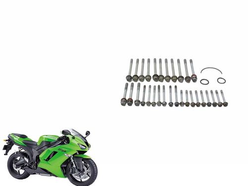 Kit Parafuso Carcaça Motor Kawasaki Zx 6 07-08 Usad