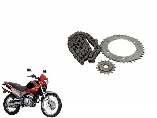 Kit Relação Com Retentor Honda Nx 400 Falcon 98-08 Usad