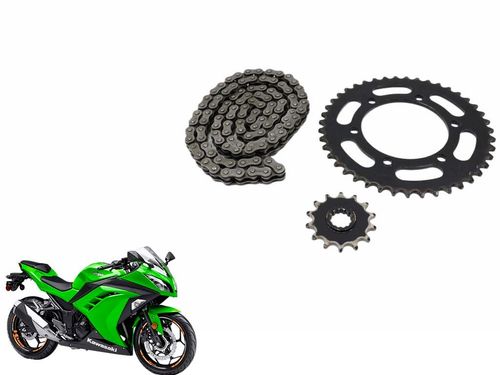 Kit Relação Com Retentor Kawasaki Ninja 300 13-18 Usad