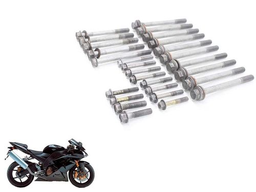 Kit Parafuso Carcaça Motor Kawasaki Zx10 05-06