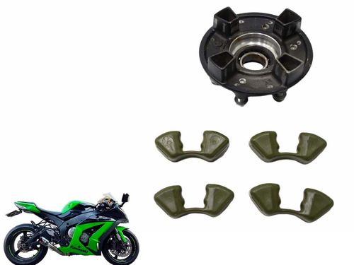 Suporte Flange Coroa Kawasaki Zx 10 Zx10 11-15 Usad