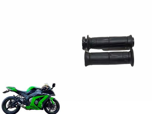 Manoplas Com Tubo Acelerador Kawasaki Zx 10 11-15 Usad