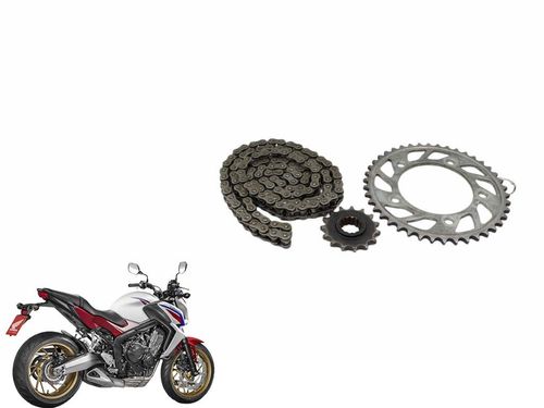 Kit Relação Com Retentor Honda Cb 650 F 15-17 Usad