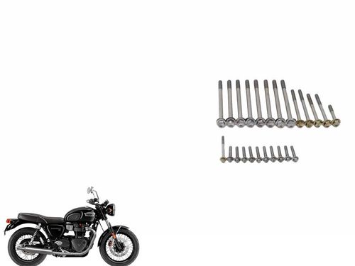 Kit Parafuso Carcaça Motor Triumph Bonneville T100 18-20 Usad