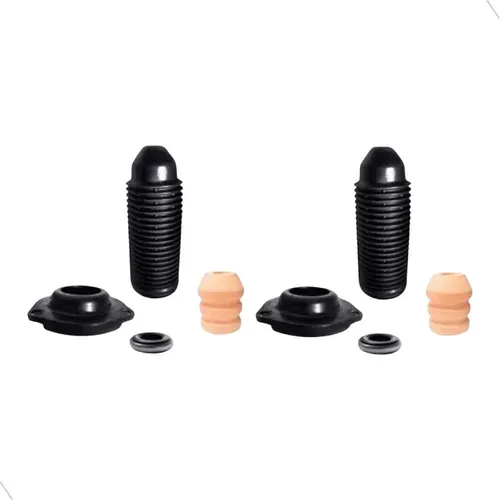 Par Kit Batente Coxim Coifa Amortecedor Dianteiro Vw Fox 1.0