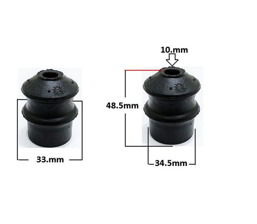 KIT 2 BUCHAS TRASEIRAS QUADRO MOTOR VW SAVEIRO - 308199419-A