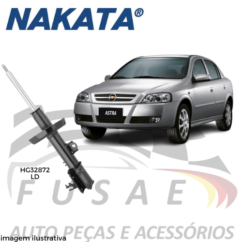 AMORTECEDOR DIANTEIRO LADO DIREITO NAKATA HG32872 ASTRA 1.8/2.0 APÓS 1998