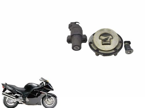 Kit Chave Ignição Honda Cbr 1100 Xx Blackbird 97-99 Usad