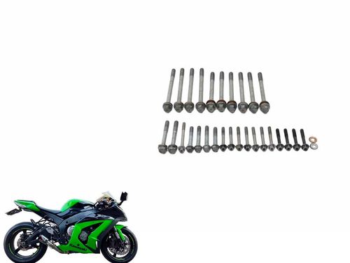 Kit Parafuso Carcaça Motor Kawasaki Zx 10 11-15 Usad